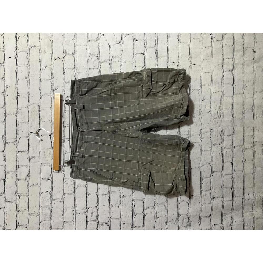 Wrangler Men's Cargo Shorts‎ Plaid Pattern Size 36